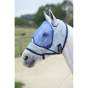 Bucas Buzz-Off Máscara Anti-Moscas Delux Azul Bucas Buzz-Off Máscara Anti-Moscas Delux Azul