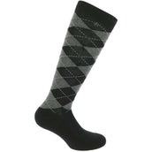 EQUITHÈME Calcetines Argyle Negro Gris EQUITHÈME Calcetines Argyle Negro Gris