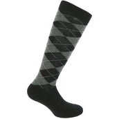 EQUITHÈME Calcetines Argyle Negro Gris EQUITHÈME Calcetines Argyle Negro Gris