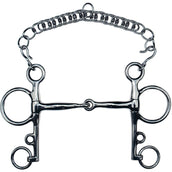 Feeling Bocado Pelham Acero Inoxidable Macizo 12mm Feeling Bocado Pelham Acero Inoxidable Macizo 12mm