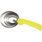 Hippotonic Cepillo de curry Fluo Metal Redondo Amarillo Hippotonic Cepillo de curry Fluo Metal Redondo Amarillo