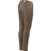 EQUITHÈME Pantalón de Equitación Verona con Pliegues Taupe/Blanco EQUITHÈME Pantalón de Equitación Verona con Pliegues Taupe/Blanco