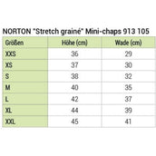 Norton Minichaps Stretch Grain Negro Norton Minichaps Stretch Grain Negro
