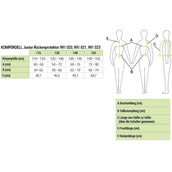 Komperdell Protector de Espalda Junior Negro/Fucsia Komperdell Protector de Espalda Junior Negro/Fucsia