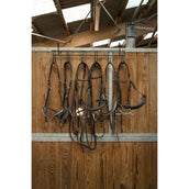 Hippotonic Colgador de Bridas para 5 Cabezadas Negro Hippotonic Colgador de Bridas para 5 Cabezadas Negro