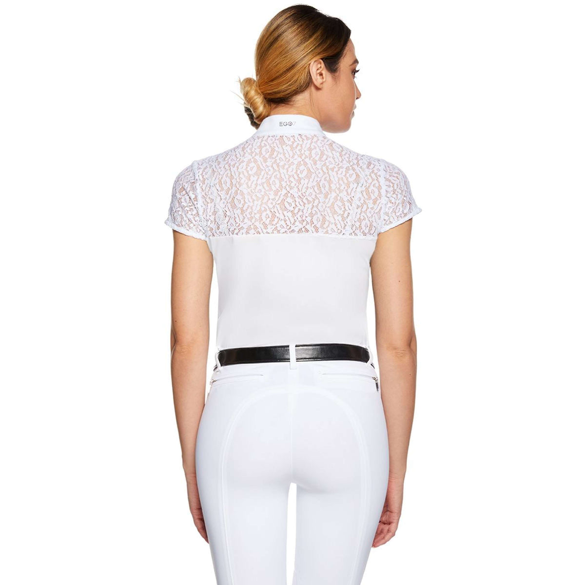 Ego7 Camiseta de Competición Florentine Mangas Cortas Blanco Ego7 Camiseta de Competición Florentine Mangas Cortas Blanco