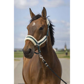 EQUITHÈME Cabezada Mouton Nylon Verde Blanco EQUITHÈME Cabezada Mouton Nylon Verde Blanco