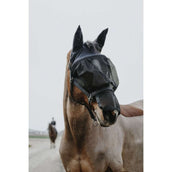 EQUITHÈME Cabestro con Máscara Mesh Negro EQUITHÈME Cabestro con Máscara Mesh Negro