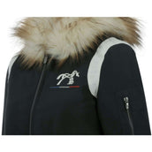 Pénélope Sudadera con capucha y cremallera Lyon University Azul marino/Blanco roto Pénélope Sudadera con capucha y cremallera Lyon University Azul marino/Blanco roto