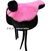 F.R.A. Almohadilla a Pelo Macon Extra Merino Negro/Rosa F.R.A. Almohadilla a Pelo Macon Extra Merino Negro/Rosa