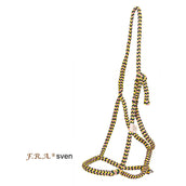 F.R.A. Cabezada Sven Algodón Amarillo/Negro F.R.A. Cabezada Sven Algodón Amarillo/Negro