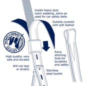 Harry's Horse Correas de estribo Close Contact Negro Harry's Horse Correas de estribo Close Contact Negro