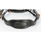 Harry's Horse Brida Rosegold Lacque II con Muserola Ajustable Negro Harry's Horse Brida Rosegold Lacque II con Muserola Ajustable Negro