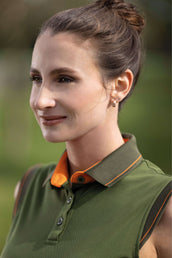 HKM Poloshirt Classico Sin Mangas Verde oliva HKM Poloshirt Classico Sin Mangas Verde oliva