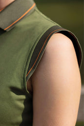 HKM Poloshirt Classico Sin Mangas Verde oliva HKM Poloshirt Classico Sin Mangas Verde oliva