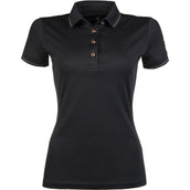 HKM Poloshirt Rosegold Glamour Negro/Oro rosa HKM Poloshirt Rosegold Glamour Negro/Oro rosa