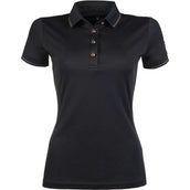 HKM Poloshirt Rosegold Glamour Negro/Oro rosa HKM Poloshirt Rosegold Glamour Negro/Oro rosa