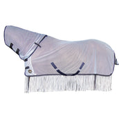 HKM Manta Antimoscas Fringes Cuello Desmontable Plata<>Gris HKM Manta Antimoscas Fringes Cuello Desmontable Plata<>Gris