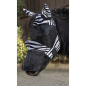 HKM Máscara para Moscas Zebra Negro/Blanco HKM Máscara para Moscas Zebra Negro/Blanco