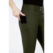 HKM Pantalón de Equitación Lea Silicon Full Grip Verde Oscuro HKM Pantalón de Equitación Lea Silicon Full Grip Verde Oscuro