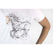 HKM T-Shirt Geometrical Horse Blanco HKM T-Shirt Geometrical Horse Blanco