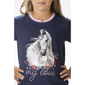 HKM T-Shirt Horse Spirit Azul oscuro HKM T-Shirt Horse Spirit Azul oscuro