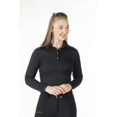 HKM Poloshirt Rosegold Glamour Longsleeve Negro/Oro rosa HKM Poloshirt Rosegold Glamour Longsleeve Negro/Oro rosa