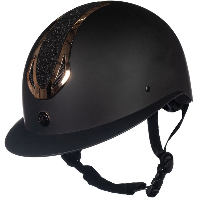 HKM Casco Illusion Negro/Oro rosa HKM Casco Illusion Negro/Oro rosa