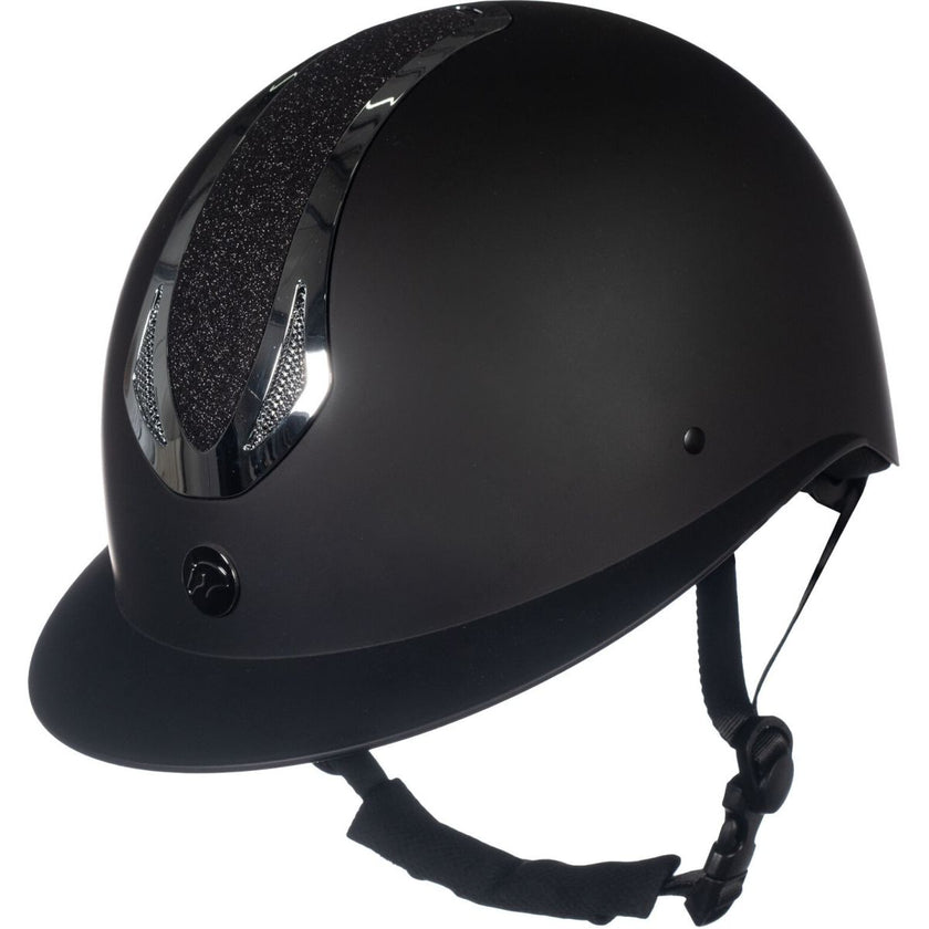 HKM Casco Illusion Negro/Plata HKM Casco Illusion Negro/Plata