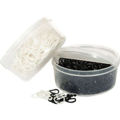 HKM Bandas elásticas para trenzar 500st Blanco HKM Bandas elásticas para trenzar 500st Blanco