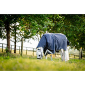 Rambo Turnout 1680D Plus 100g Azul marino/Gris tormenta/Plata Rambo Turnout 1680D Plus 100g Azul marino/Gris tormenta/Plata