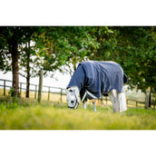 Rambo Turnout 1680D Plus 100g Azul marino/Gris tormenta/Plata Rambo Turnout 1680D Plus 100g Azul marino/Gris tormenta/Plata