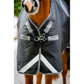 Rambo Turnout 1680D Plus 100g Negro/Thunderstorm Grey/Plateado Rambo Turnout 1680D Plus 100g Negro/Thunderstorm Grey/Plateado