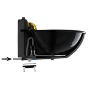 Kerbl Bebedero Calentable Esmaltado H10, 24V, 80Watt Kerbl Bebedero Calentable Esmaltado H10, 24V, 80Watt