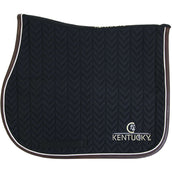 Kentucky Horsewear Mantilla de Salto Fishbone Cuero Negro Kentucky Horsewear Mantilla de Salto Fishbone Cuero Negro