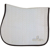 Kentucky Horsewear Mantilla de Salto Fishbone Cuero Blanco Kentucky Horsewear Mantilla de Salto Fishbone Cuero Blanco
