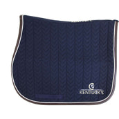 Kentucky Horsewear Mantilla de resorte Fishbone Cuero Navy Kentucky Horsewear Mantilla de resorte Fishbone Cuero Navy