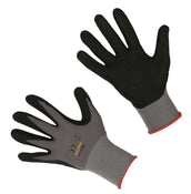 Kerbl Guantes de Trabajo Premium Nylon Nitril Negro Gris Kerbl Guantes de Trabajo Premium Nylon Nitril Negro Gris