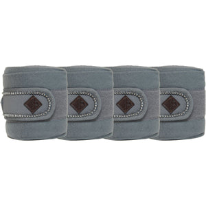 Kentucky Horsewear Vendajes Polar Fleece Polar Fleece Perlas Gris Kentucky Horsewear Vendajes Polar Fleece Polar Fleece Perlas Gris