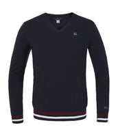 Kingsland Shirt Classic Knitted V-Neck Hombres Navy Kingsland Shirt Classic Knitted V-Neck Hombres Navy