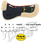 Kavalkade Bajoalfombra con Lana de Cordero Negro Kavalkade Bajoalfombra con Lana de Cordero Negro