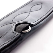 Kavalkade Cincha de doma Atlas Oiled Leather con Elástico Negro Kavalkade Cincha de doma Atlas Oiled Leather con Elástico Negro