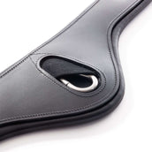 Kavalkade Cincha de doma Atlas Oiled Leather con Elástico Negro Kavalkade Cincha de doma Atlas Oiled Leather con Elástico Negro