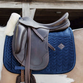 Kentucky Horsewear Mantilla Skin Friendly Velvet Doma clásica Navy Kentucky Horsewear Mantilla Skin Friendly Velvet Doma clásica Navy