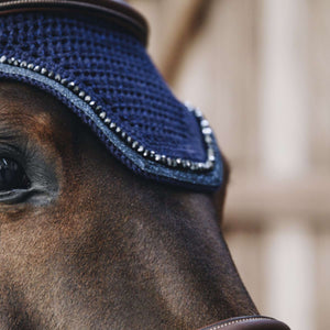 Kentucky Horsewear Cubre orejas Wellington Glitter Soundless Navy Kentucky Horsewear Cubre orejas Wellington Glitter Soundless Navy