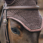 Kentucky Horsewear Cubre orejas Wellington Glitter Soundless Marron Kentucky Horsewear Cubre orejas Wellington Glitter Soundless Marron