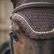 Kentucky Horsewear Cubre orejas Wellington Stone & Pearl Soundless Marron Kentucky Horsewear Cubre orejas Wellington Stone & Pearl Soundless Marron