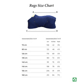 Kentucky Horsewear Quarter Rug Todo clima 160g Navy Kentucky Horsewear Quarter Rug Todo clima 160g Navy