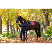 LeMieux Mantilla Suede saltando Cranberry LeMieux Mantilla Suede saltando Cranberry