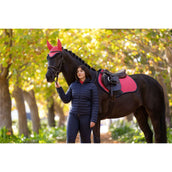 LeMieux Mantilla Suede saltando Cranberry LeMieux Mantilla Suede saltando Cranberry